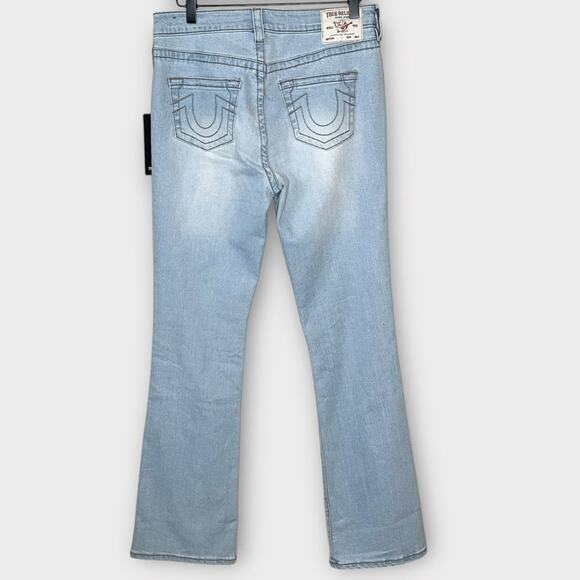 NWT TRUE RELIGION Becca mid rise bootcut jeans light refresh wash, size 29. - Picture 3 of 6